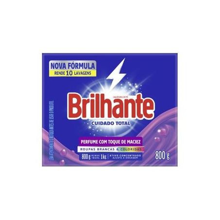 Lava Roupa Brilhante Perfume E Cuidado Extraordinário 800g
