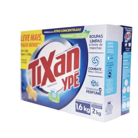 LAVA ROUPAS TIXAN YPE PRIMAVERA GRÁTIS 80G 1,6KG  360-7