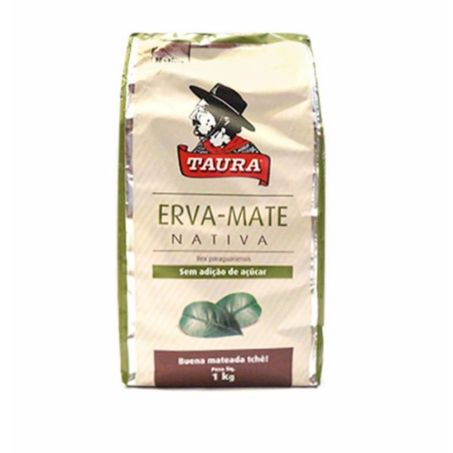 Erva mate taura lam. nativa s açucar 1kg