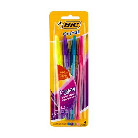 Caneta shimmers bic com 4