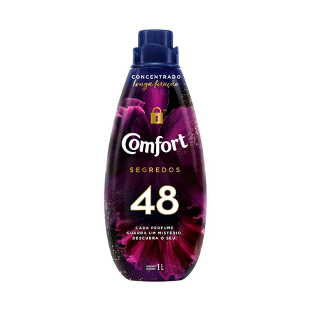 Amaciante Concentrado Comfort 1 Litro - Segredos 48