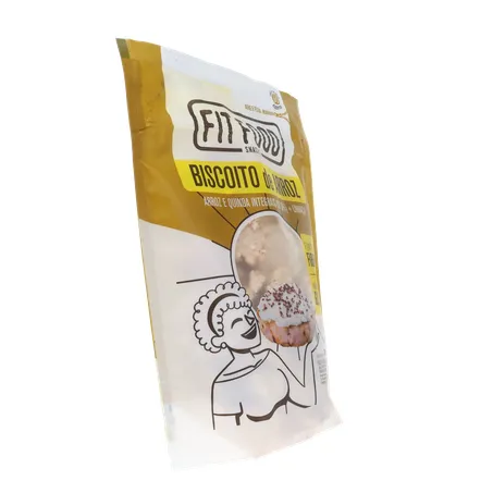 Biscoito de Arroz Fit Food Quinda Integrais e Linhaça Sachê 90gr 360-31