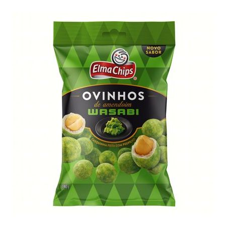 AMENDOIM ELMA CHIPS140G OVINHO WASABI