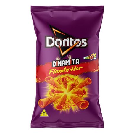 Salgadinho Doritos Dinamita Flamin Hot Carne Defumada Picante 110g 360-1