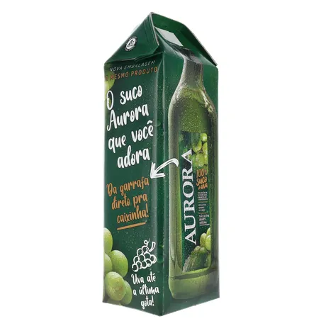 SUCO DE UVA INTEGRAL BRANCO AURORA TP 1,5L 360-13