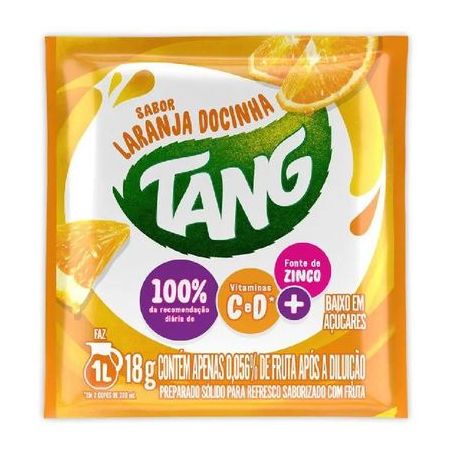 REFRESCO PÓ TANG LARANJA DOCINHA 18G