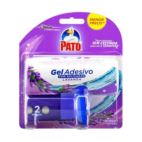 GEL SANIT. PATO LAVANDA ADESIVO 2 DISCO