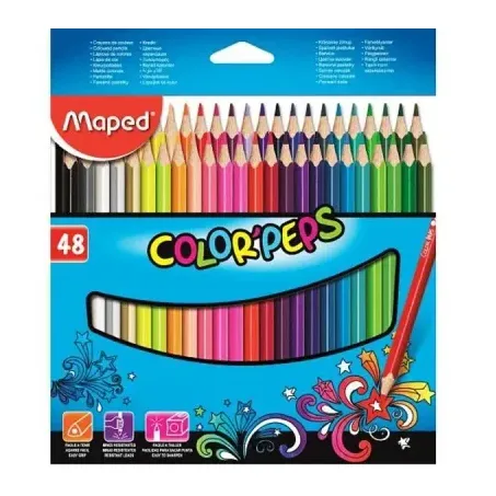 	 LAPIS COR MAPED TRIANG 48 CORES COLOR PEPS