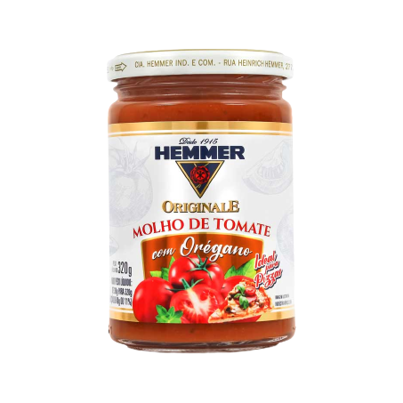 MOLHO DE TOMATE COM ORÉGANO HEMMER ORIGINALE