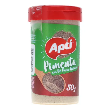 Pimenta Apti em Pó Pura Branca Embalagem 30G 360-34