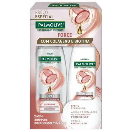 Kit palmolive shampoo e condicionador 350ml