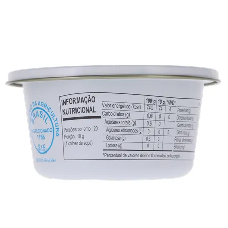 Manteiga Extra Gran Mestri com Sal Zero Lactose Pote 200gr 360-15