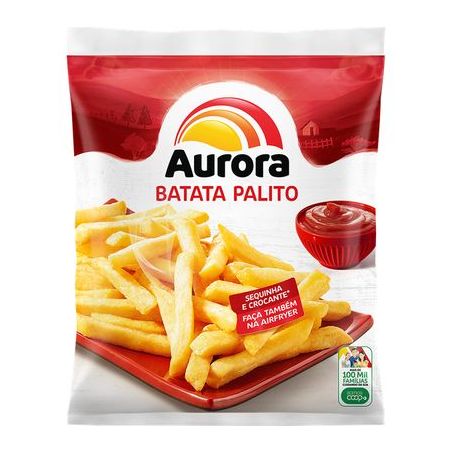 BATATA PALITO PRE FRITAS AURORA 1,05KG