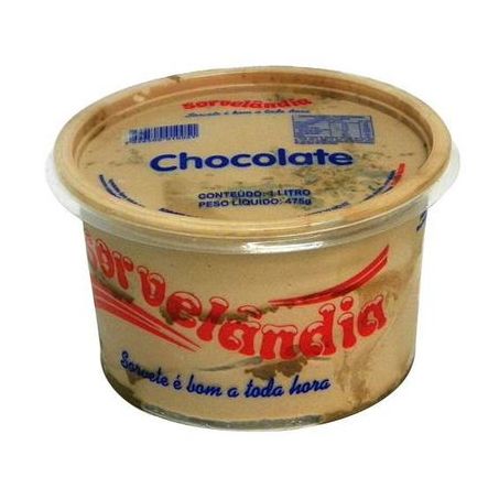 Sorvete Sorvelandia Choc 1 L 01405