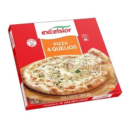 Pizza Excelsior 4 queijos 400g