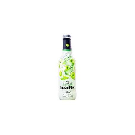 Bebida alcóolica ninnoff gin tônica maçã verde 275ml