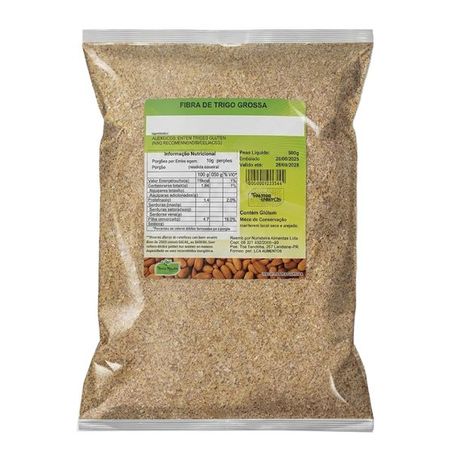 FARELO / FIBRA DE TRIGO GROSSA 500G TERRA VERDE