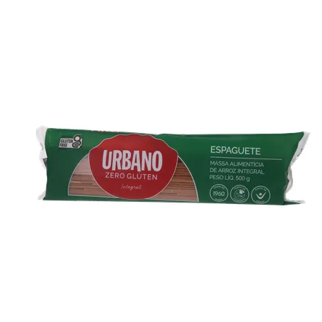 Macarrão Espaguete de Arroz Integral Sem Glúten Urbano 500G 360-1