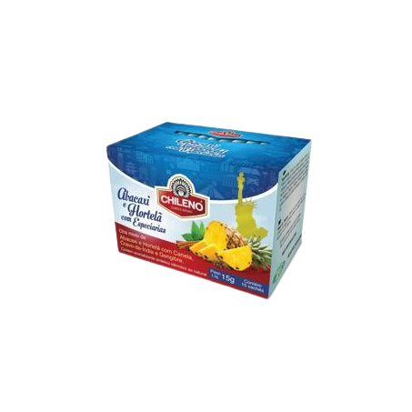CHA GELADO ABACAXI E HORTELA CHILENO 15 G         