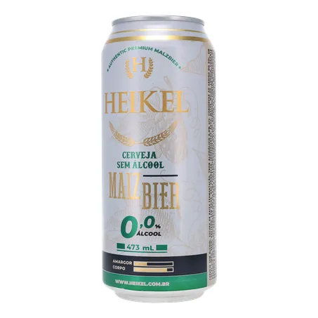 Cerv heikel malzbier s/alcool latao 473ml 360-2
