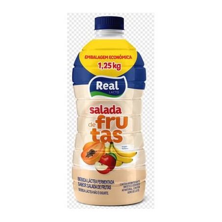 BEBIDA LÁCTEA REAL SALADA DE FRUTAS GARRAFA 1,25KG