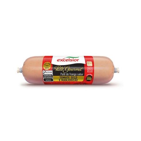 Pate excelsior 100gr tomate manjericao