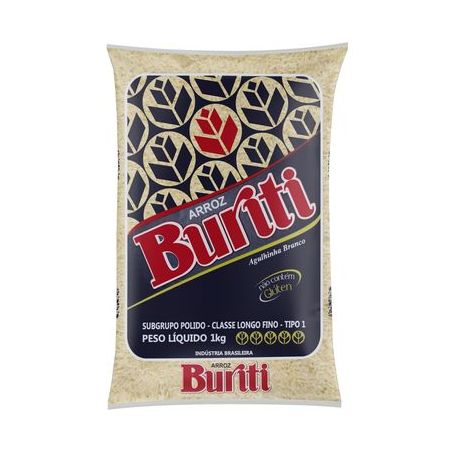 Arroz Branco Buriti 1kg