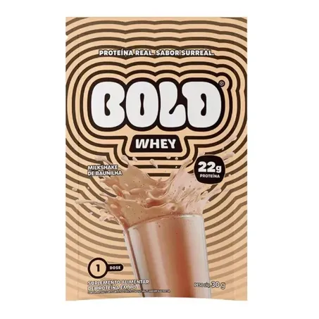 Whey bold milkshake de baunilha 30g
