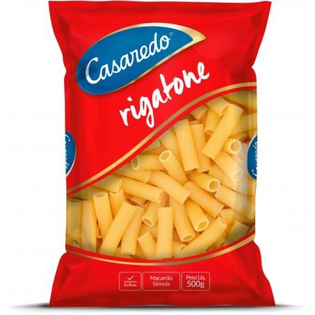 Macarrão Sêmola Casaredo Rigatone 500G
