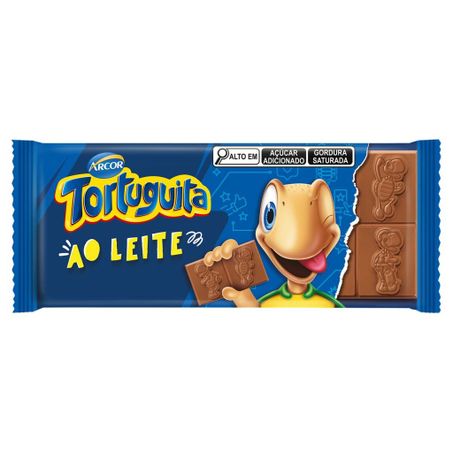 CHOCOLATE BARRA ARCOR TORTUGUITA AO LEITE 80G