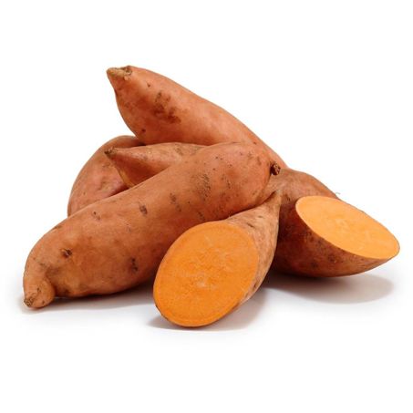 Batata doce caore 600g polpa laranja orgânica
