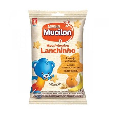 Alimento infantil laranja e banana mucilon 35g