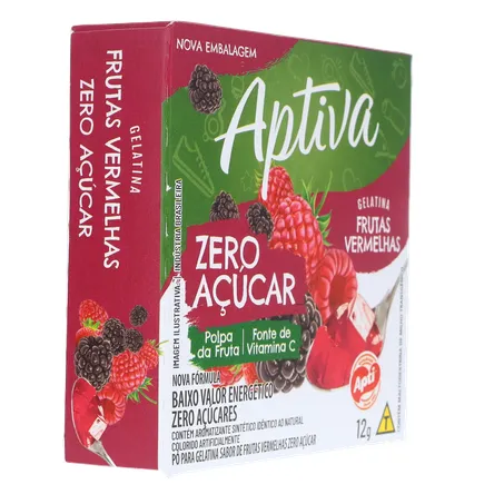 GELATINA APTI 12G ZERO FTAS VERMELHAS 360-31