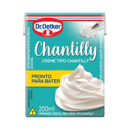 Creme de chantily dr. oetker caixa 200g