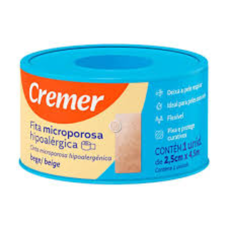 Farma fita microporosa cremer 2,5cmx4.5m