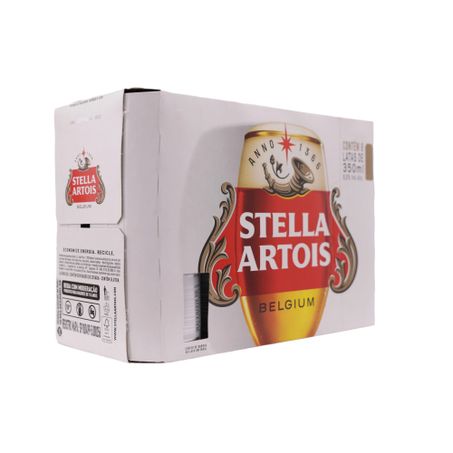 Cerveja stella artois 350ml c/8 und 360-23