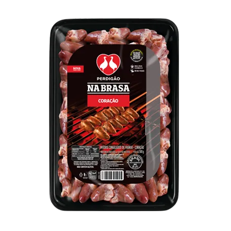 CORAÇÃO DE FRANGO NA BRASA PERDIGÃO 500G