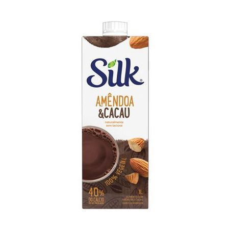 Bebida Vegetal Silk Amêndoa E Cacau 1LT