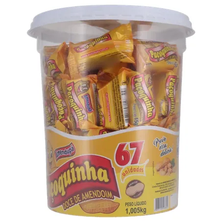 PACOCA AMENDUPA ROLHA EMBRULHADA POTE 1KG 360-23