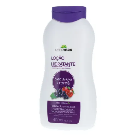 Loção hidratante denomax oleo uva roma 470g 360-1