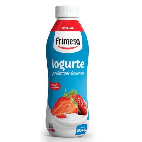 IOGURTE FRIMESA MORANGO PARCIALMENTE DESNATADO 850G
