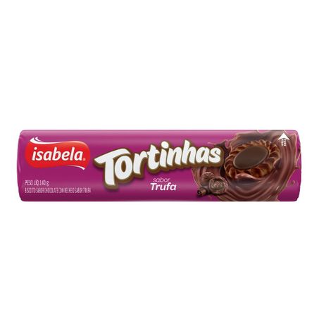 Bisc isabela tortinhas trufa 140g