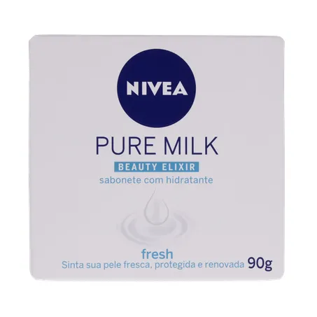 Sabonete nivea hidratante pure milk fresh caixa 90g 360-0
