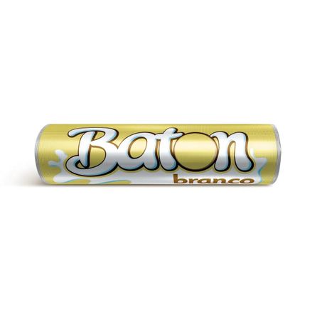 Chocolate barrinha garoto baton 16g branco un