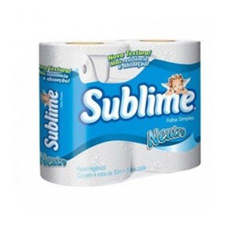 PAPEL HIG SUBLIME NEUTRO C/4