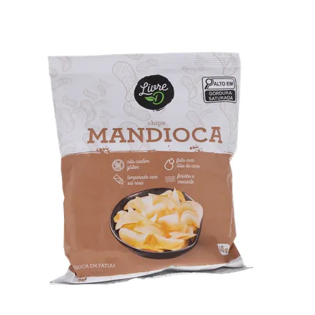 Salg chips livre d mandioca 40g 360-35