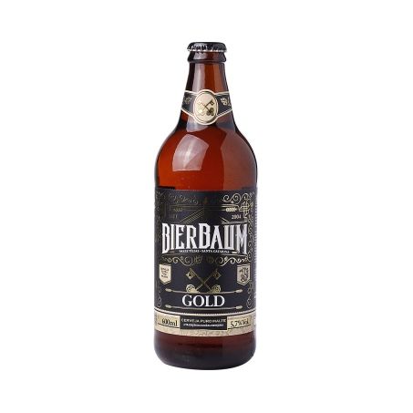 CERVEJA BIERBAUM GOLD 600ML GFA.