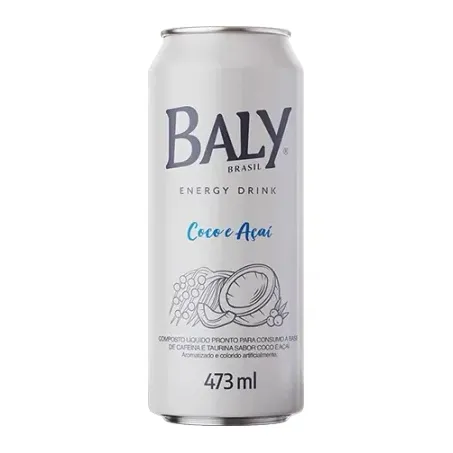 Energético baly coco e açaí lata 473ml