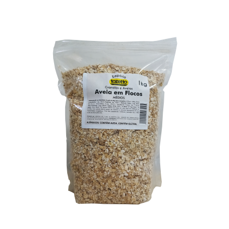 Tozetto - aveia em flocos médios 1kg