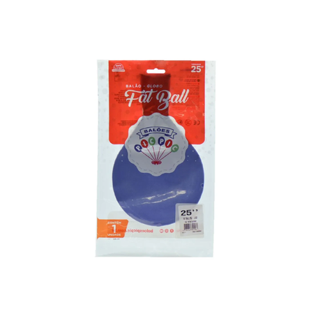 BALÃO FATBALL AZUL  PIC PIC N25